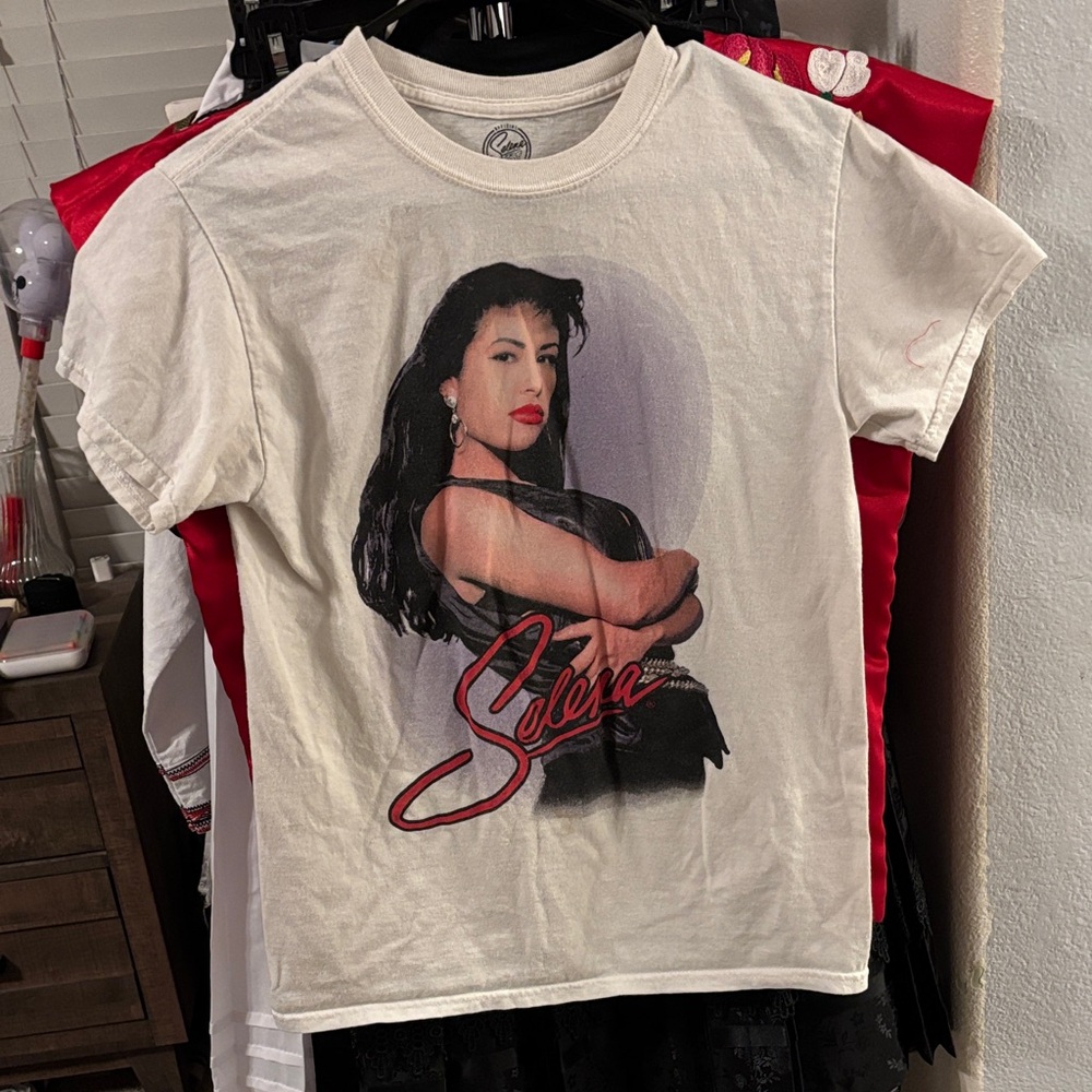 Selena Graphic White T-Shirt